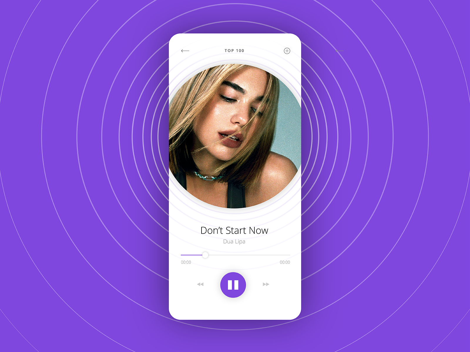 Weekly UI #3: Music Profile 